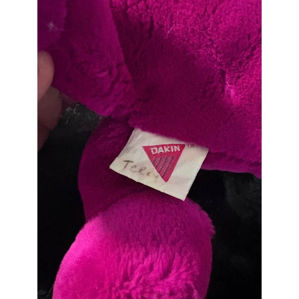 Vintage Barney the Dinosaur Plush Dakin Purple Stuffed Animal 90s Toy 12 Inch